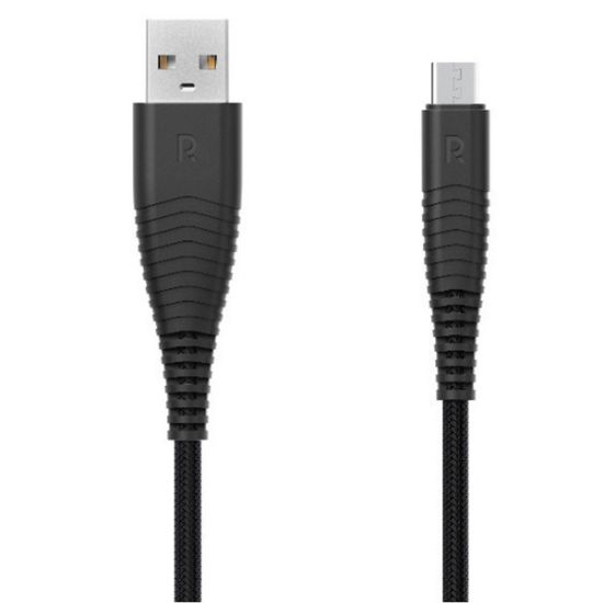 RAVPower USB-A to Micro USB 충전 케이블 3.3FT/1M 케이블-블랙의 그림