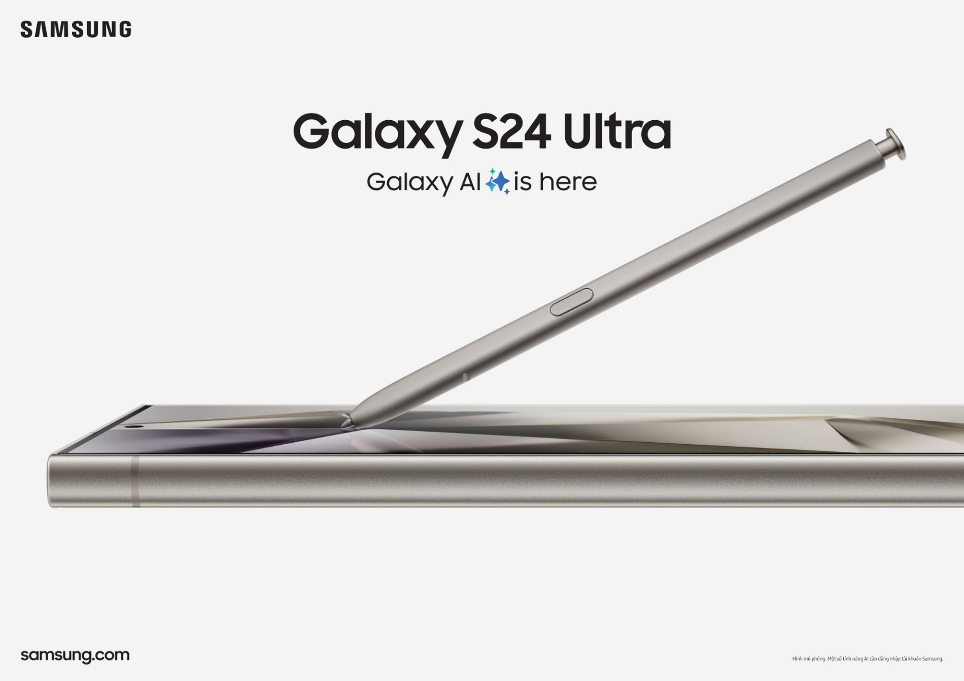 Hình ảnh cho danh mục Trên tay Samsung Galaxy S24 Ultra: Khẳng định vị thế dẫn đầu - Màn hình phẳng, khung viền Titan, hàng loạt tính năng AI