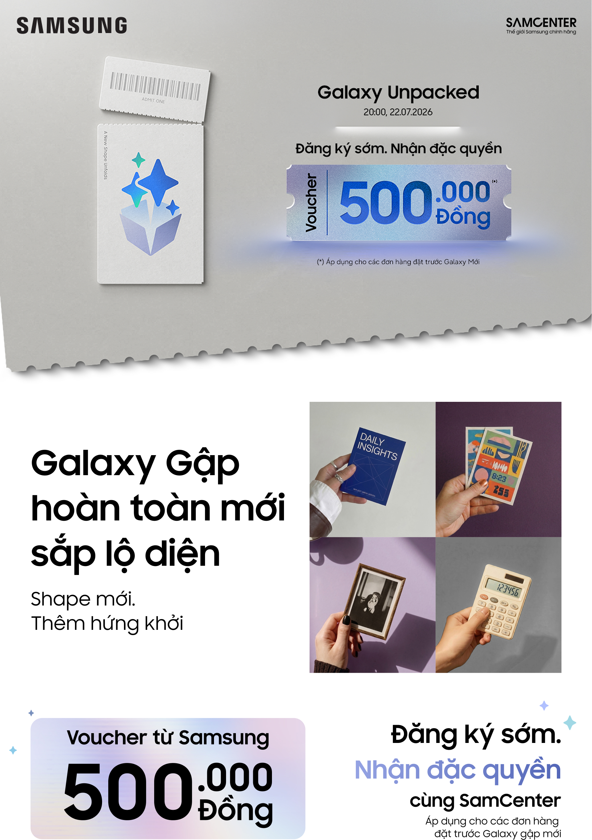 Thông tin Galaxy mới tại SamCenter